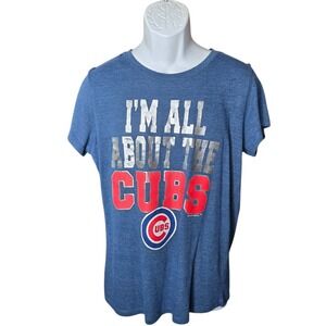 Campus Lifestyle Chicago Cubs Shirt Size XL‎ Im All About The Cubs MLB Graphic